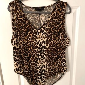 Forever 21 Animal Print Bodysuit
